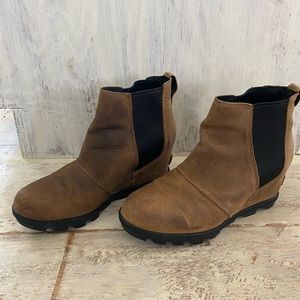 Sorel Joan of Arctic Wedge camel Brown size 8.5